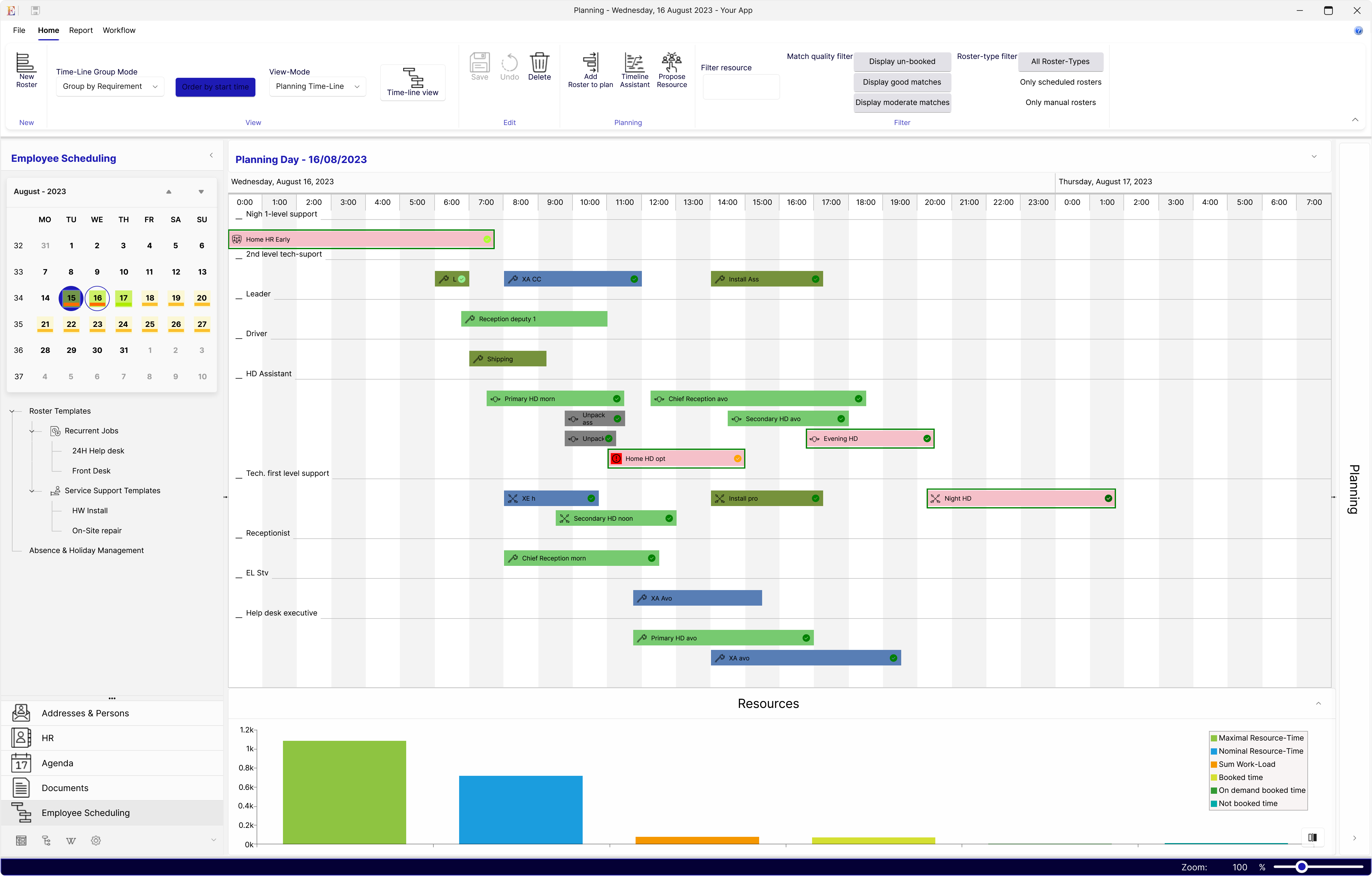 Manage Rosters and Job Templates