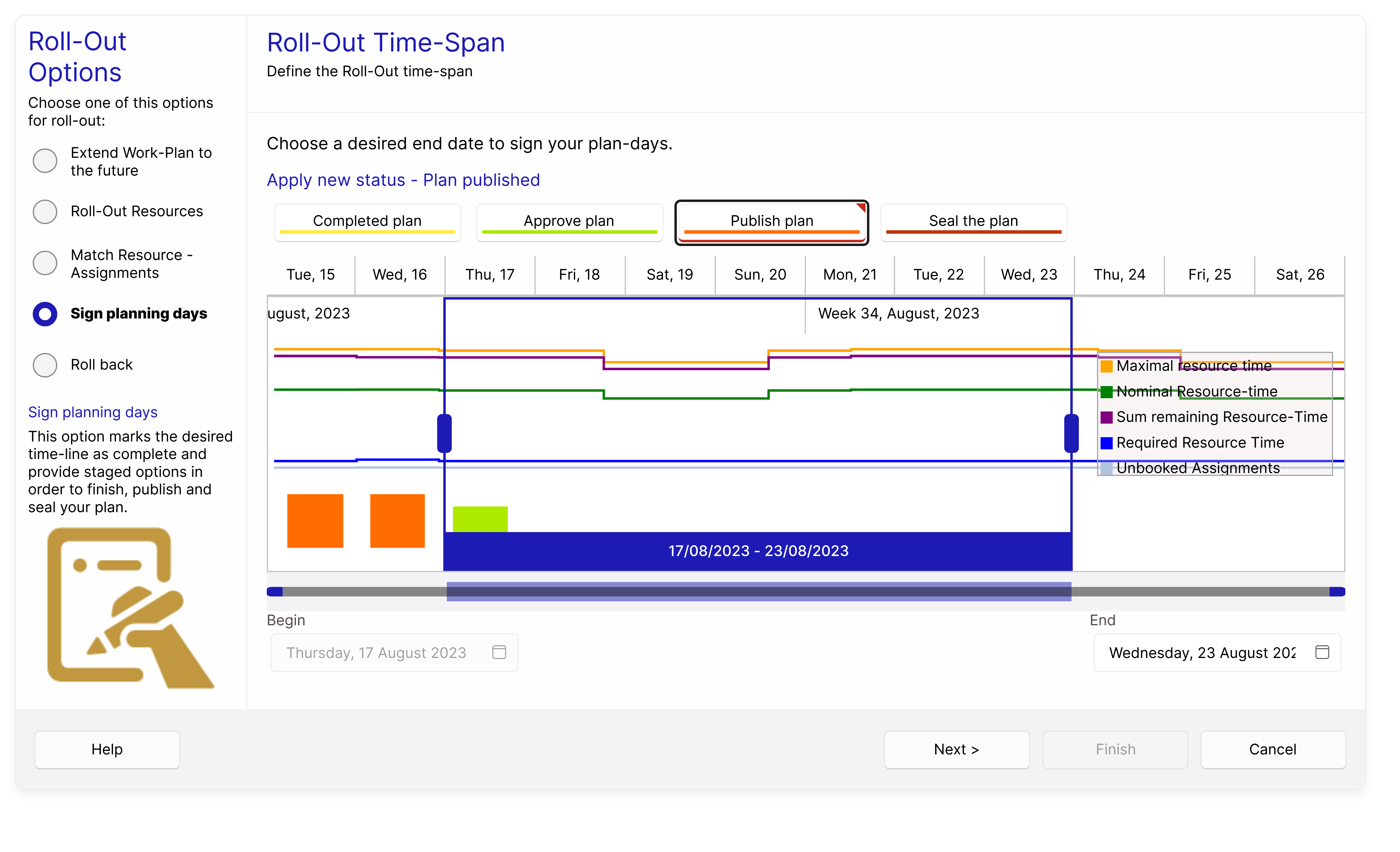 Automated Scheduling does the work for you